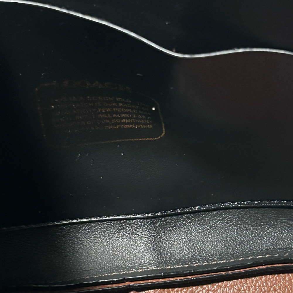 Hadley Brown Pebbled Leather Shoulder Bag with Gold Hardware - Picture 9 of 9